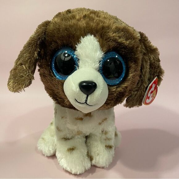 2021 - Ty Beanie Boo Muddles the Dog New Condition NWT 9” tall Excellent Cond… - Picture 1 of 9